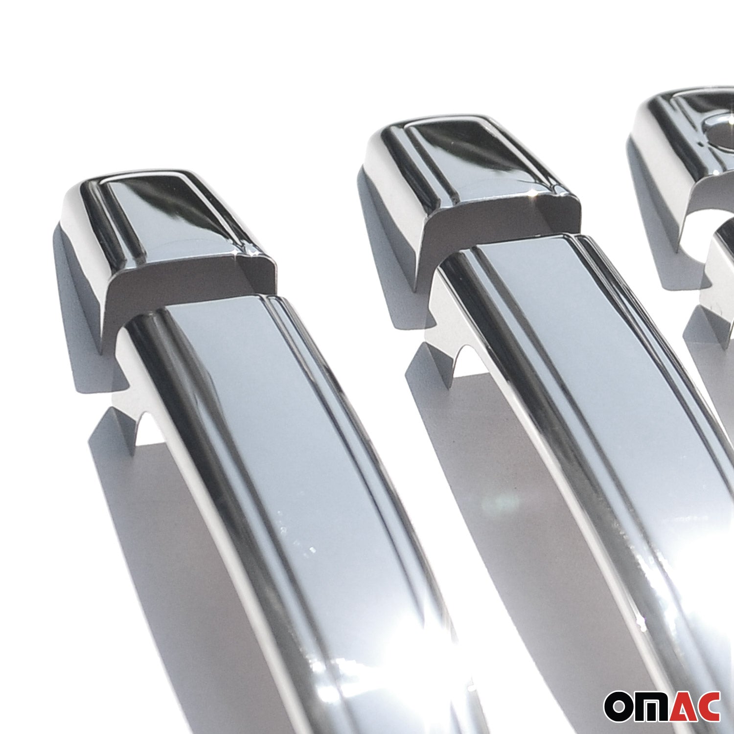 OMAC USA 2011-2015 Chevrolet Cruze Car Door Handle Cover Protector Stainless Steel 8 Pcs, reverse view