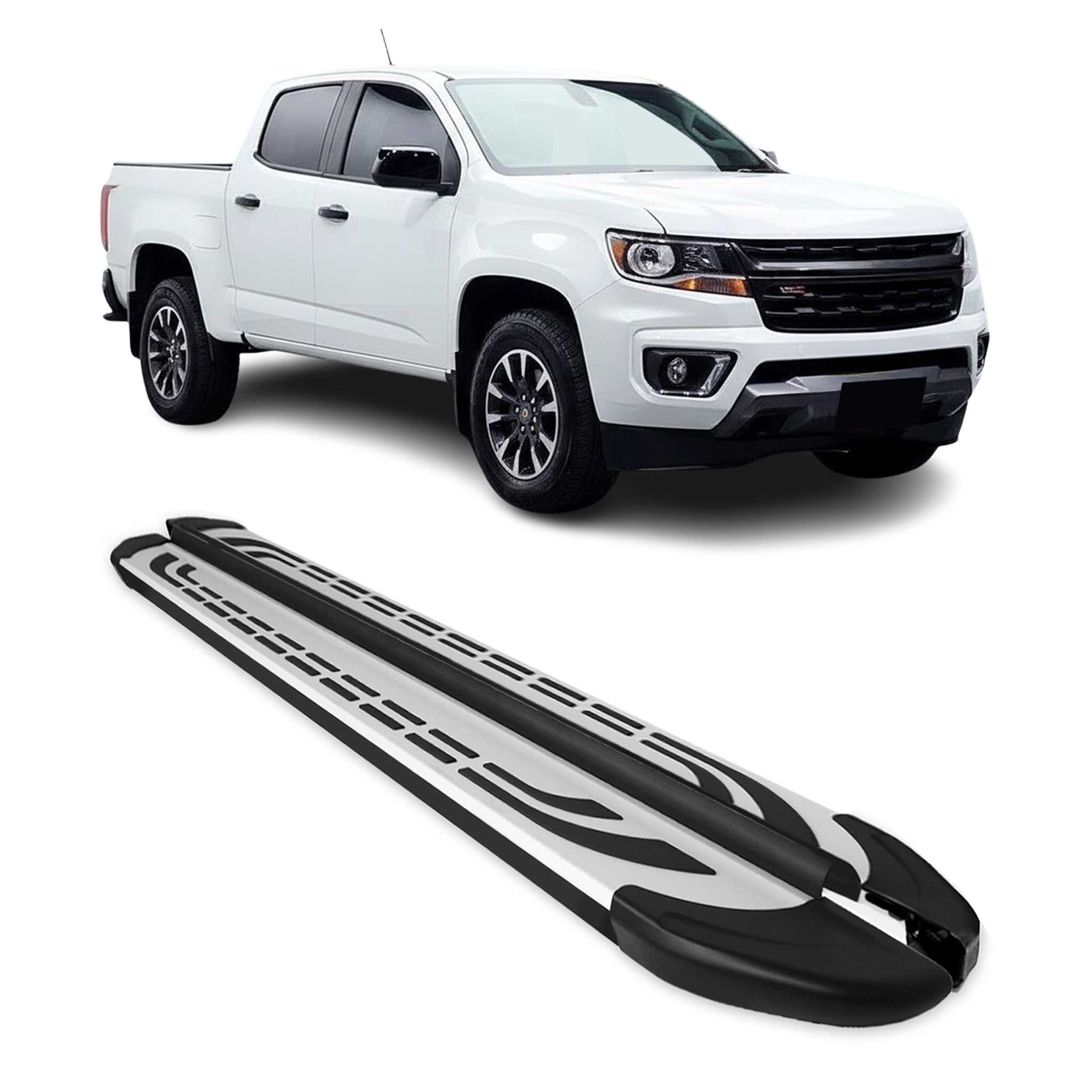 OMAC USA 2015-2024 Chevrolet Colorado / GMC Canyon Nerf Bar Side Step Running Boards Alu