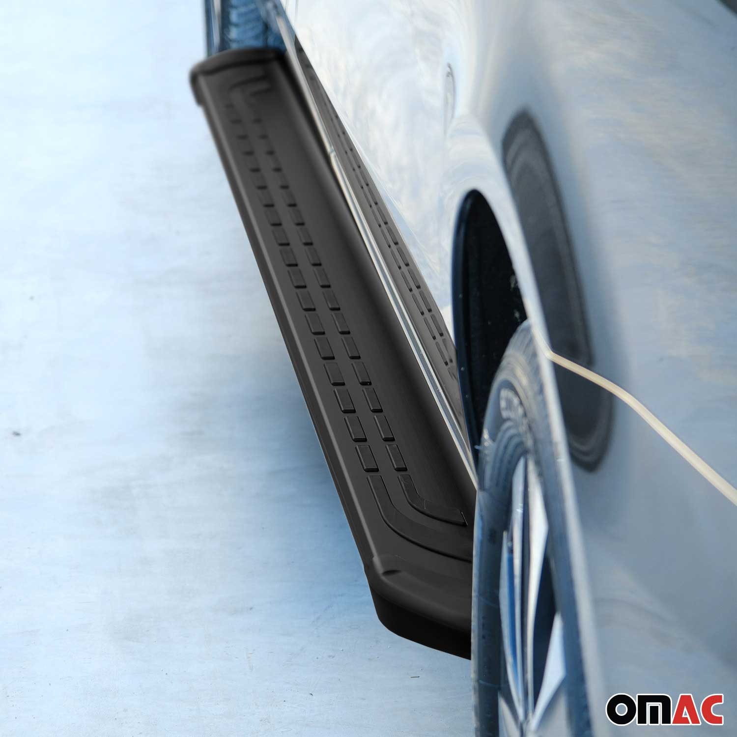 OMAC USA 2015-2024 Chevrolet Colorado / GMC Canyon Nerf Bar Side Step Running Boards Alu, fitment detail
