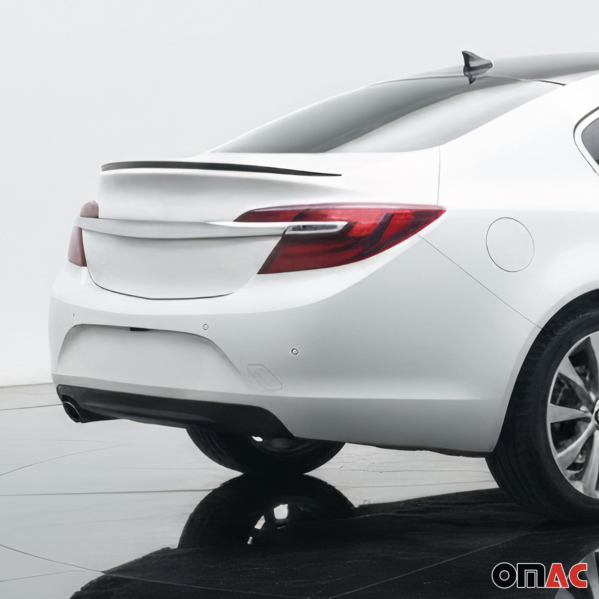 OMAC USA 2011-2019 Chevrolet Cruze Sedan Rear Trunk Spoiler Wing Black, alternate view