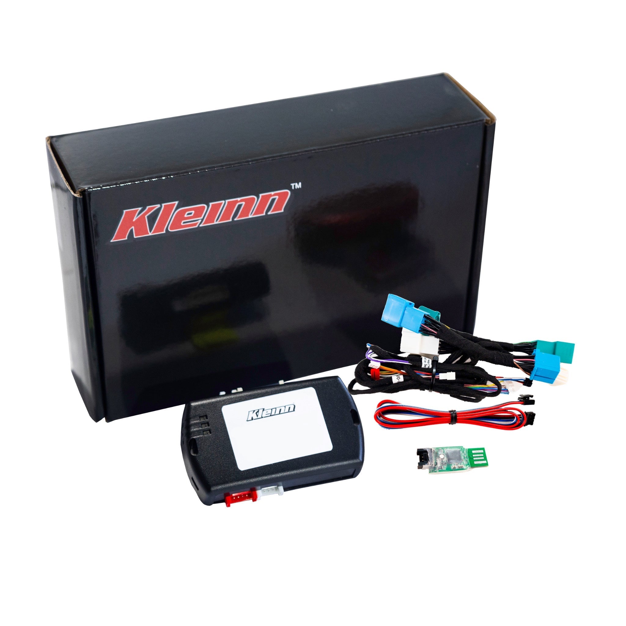 Kleinn Automotive RSGM7 remote start kit for 2014-2023 GM trucks and 2010-2024 GM vehicles with key-to-start system, includes programmer.
