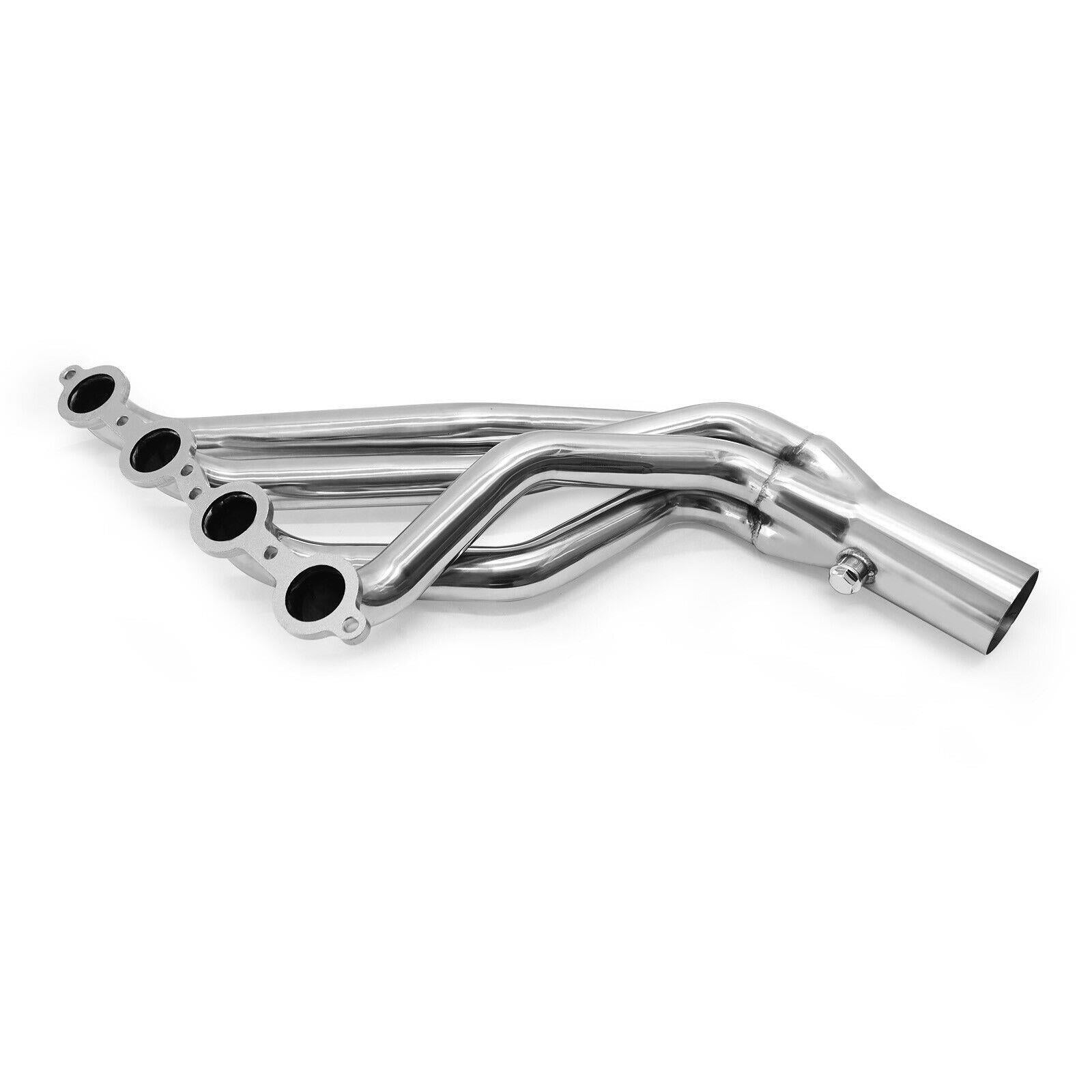 SPD Z1 long tube headers for Chevy Silverado, Suburban, Tahoe, GMC Sierra, Yukon, polished stainless steel, fits 2007-2014 models.