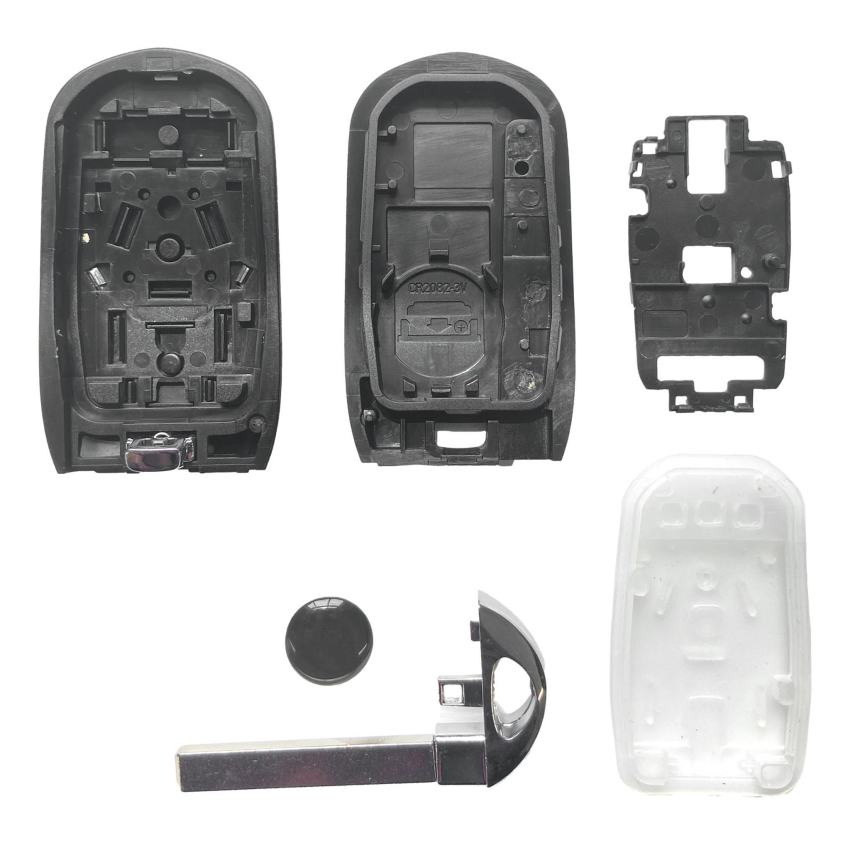 Best Key Supply Buick Encore 3 Button Replacement Shell For HYQ4AA HYQ4EA, side view