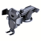 Automotive car phone holder mount with sucker suction cup, supports GPS and mobile devices, by DailySale.