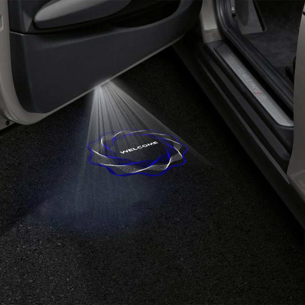 Custom Puddle Lights Cadillac Optiq Premium Door Puddle Lights Various Designs 2023-2026, package contents