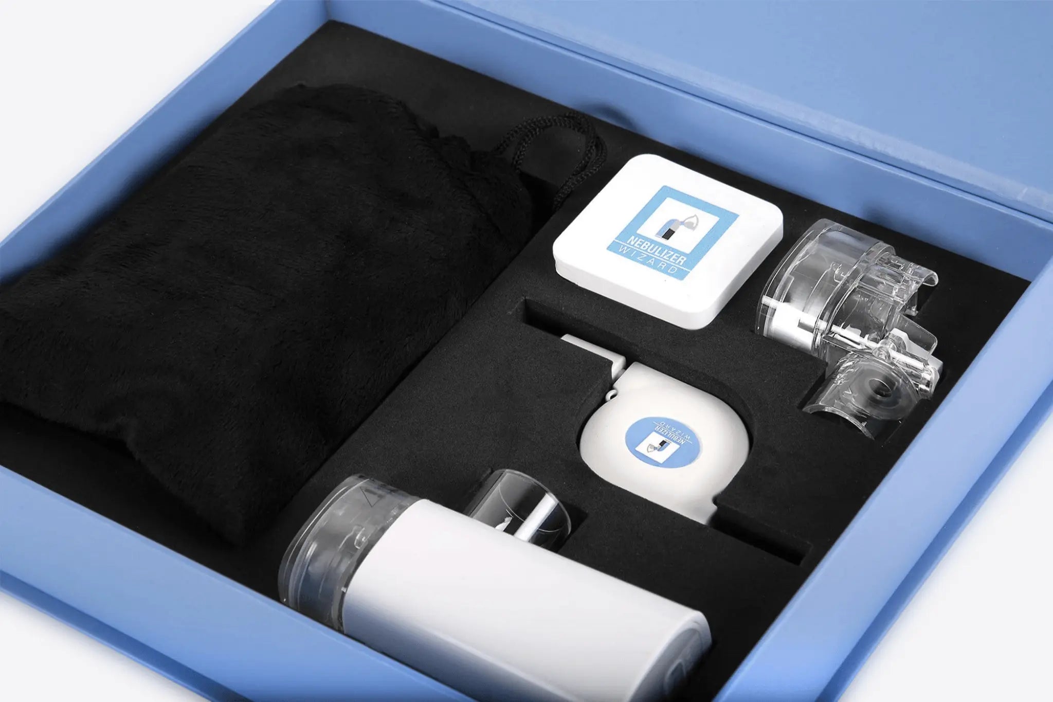 Portable Silent Handheld Nebulizer – Compact Inhaler for Kids & Adults Wizard Research